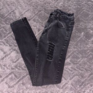 Men’s SHEIN Distressed Skinny Jeans